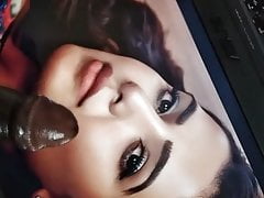 Sammu oily face fucked by my ugly black cock