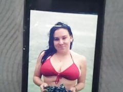 Cum tribute to my busty aussie friend.