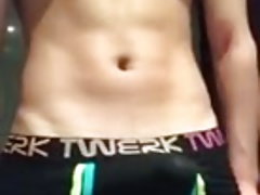 Chinese guy showing his hard-on (3'07'')