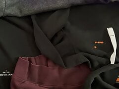 Cum on a Superdry hoodie