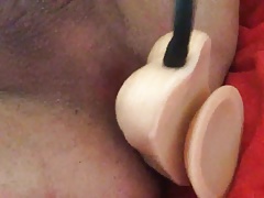 Pumping my dildo till BOoM