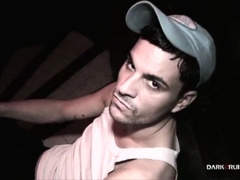 Darkcruising.com - A lad gargles the massive manhood