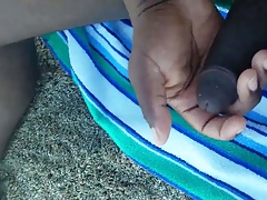 At the beach