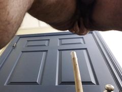 Enjoying Riding a Special Toy. Nice Nipple Ply and Cum!