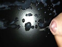 Huge cumshot close up!
