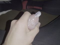 Cum in condom