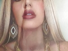 WWE Lana Cum Tribute 4