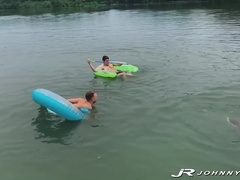 Johnny Rapid Gets Cock Worshipped Before Barebacking Parker Hayes