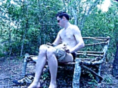 Gay cock, onanism, outdoor