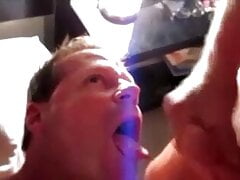 sucking 3 cocks and a 2 loads in my mouth