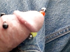 Pierced man meat jacked
