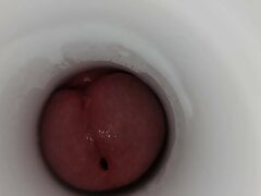 Ejaculation Cumshot Close-Up with Camera inside POV