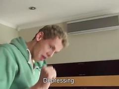 Backstage bareback banging at a Belami shoot