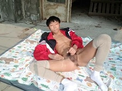 Penis masturbation, amateur blowjobs, in front of