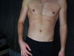 A Sporty Guy in Thermal Leggings Jerks off His Dick - Solo