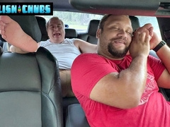 Chub Matt is so happy Devon sniffs his feet for a brief minute