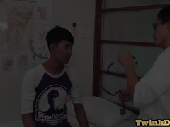 Asian Twink Asshole Examined By Doctor At Doctor Office