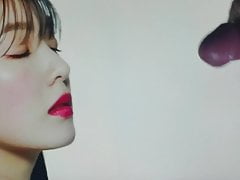 red velvet irene facial cum tribute