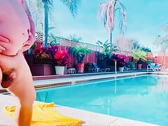 Bear Trans Fantasy Poolside Hand-free Load From Daddy Bear