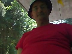 daddy on his 3wheelbike