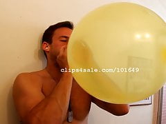 Balloon Fetish - Lance Popping Balloons