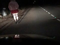 Almost caught with ultra mini skirt