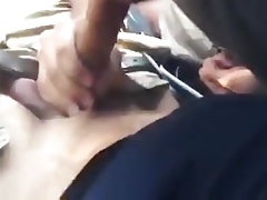 Car Blowjob With Cum