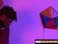 SayUncleNetwork.com - Black jock's raw bondage and ravaging of a twink's tight hole