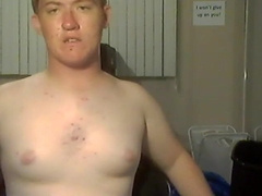 Young cub faps off on web cam and blows a load