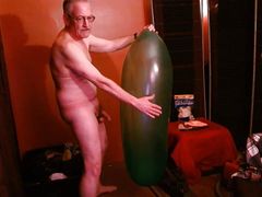 127) Big Blimp Balloon Inflate Pop Jerk and Cum