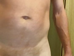 Ginger guy cock in cage