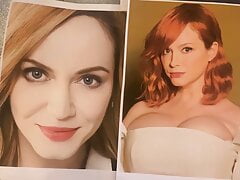 Christina Hendricks Cum Tribute 20
