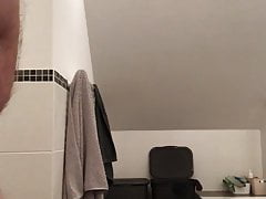 jerk off in the bathroom
