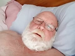 Daddy strokes on cam