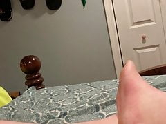 Jacking off before work