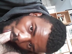Daddy feeds me a huge week load