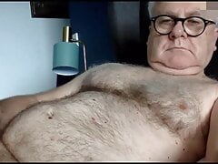 Daddy cums on cam