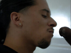 Aroused boys fuck in the ass and share sexy interracial moments