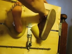 Intense Young Guy Feet Tickling Session