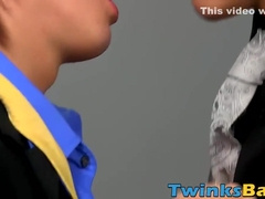 Three Excited Boys Fuck Every Last Ounce Of Virginity Out