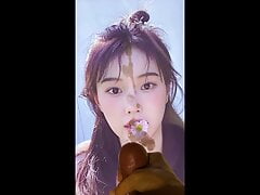 Hyewon cum tribute (with slow-mo)