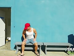 TRAILERTRASHBOYS Devin Franco Devours Truckers Cock And Cum