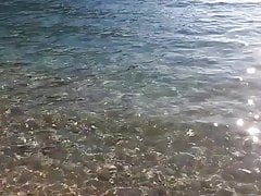ibizabigcock cumshot on the beach in ibiza for the people