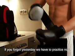 4 Straight boy twink used bareback by his friend from PRAHA