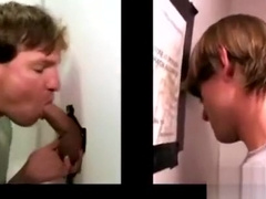 Straight guy duped into gay suckoff at gloryhole