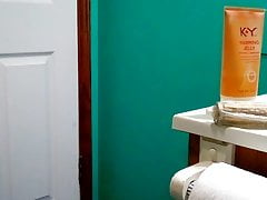 Surgical gloves ass play and masturbation