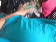 Silky dress bras bikini swimsuit rompers cum stained cum on