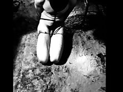 BDSM dirty slave in bondage Real slave 24 7