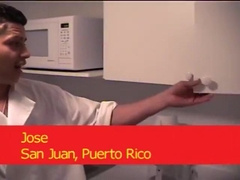 Clean Cut Stud Jose Sticks His Finger Into His Own Ass Hole