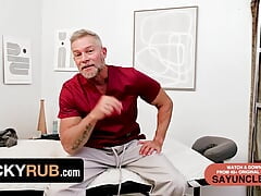 Hot Dilf Helps Twink Relax With an Incredible Massage and Fucks Him Hard